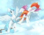 Winter Fun - Art Trade by TokoKami